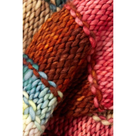 NWT $765 ULLA JOHNSON VIOLETA HAND WEAVED STRIPED MERINO WOOL SWEATER SZ M/L - Picture 8 of 10